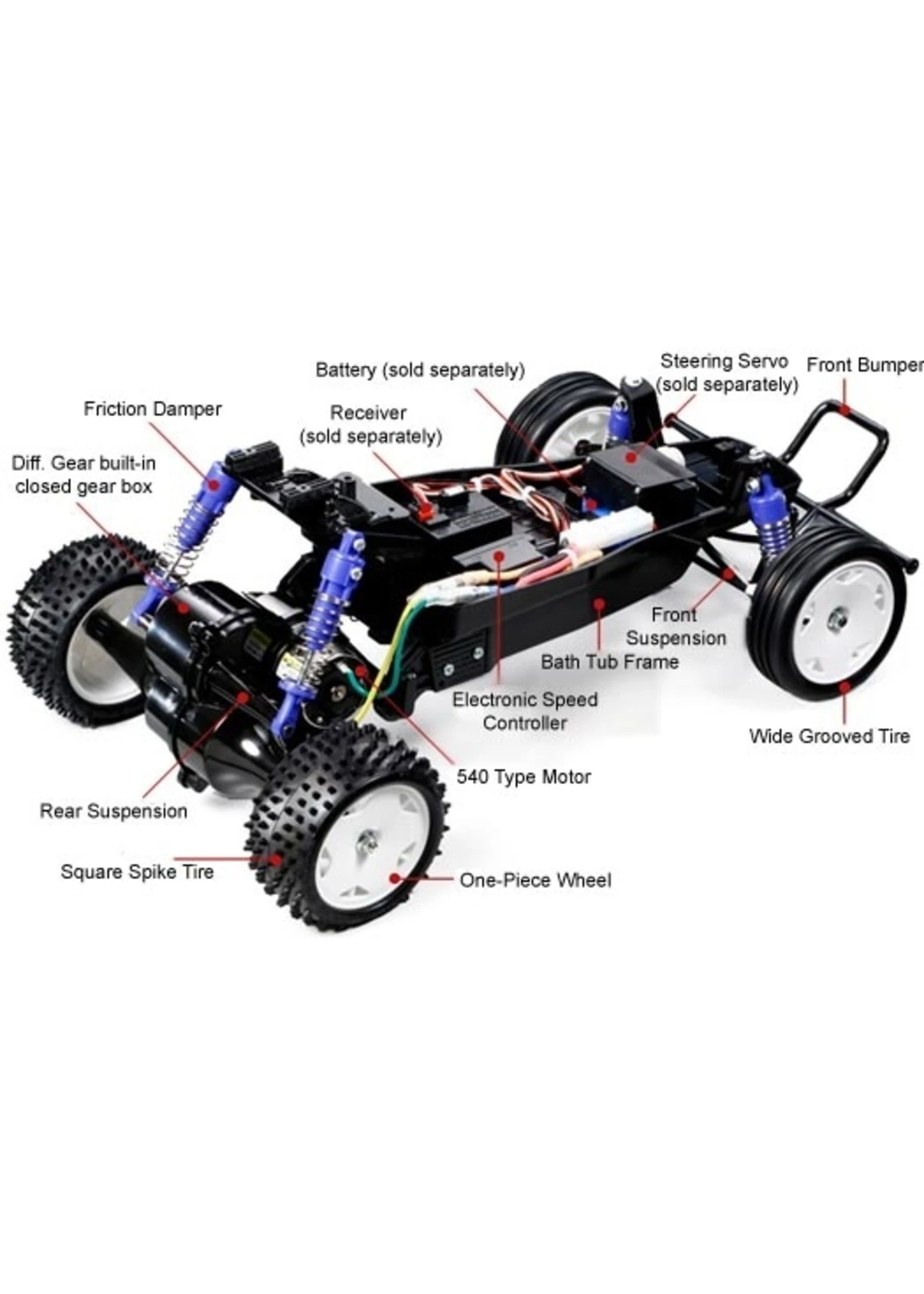 Tamiya 1/10 Rising Fighter Kit 2 Tamiya 1/10 Rising Fighter Kit - Image 2