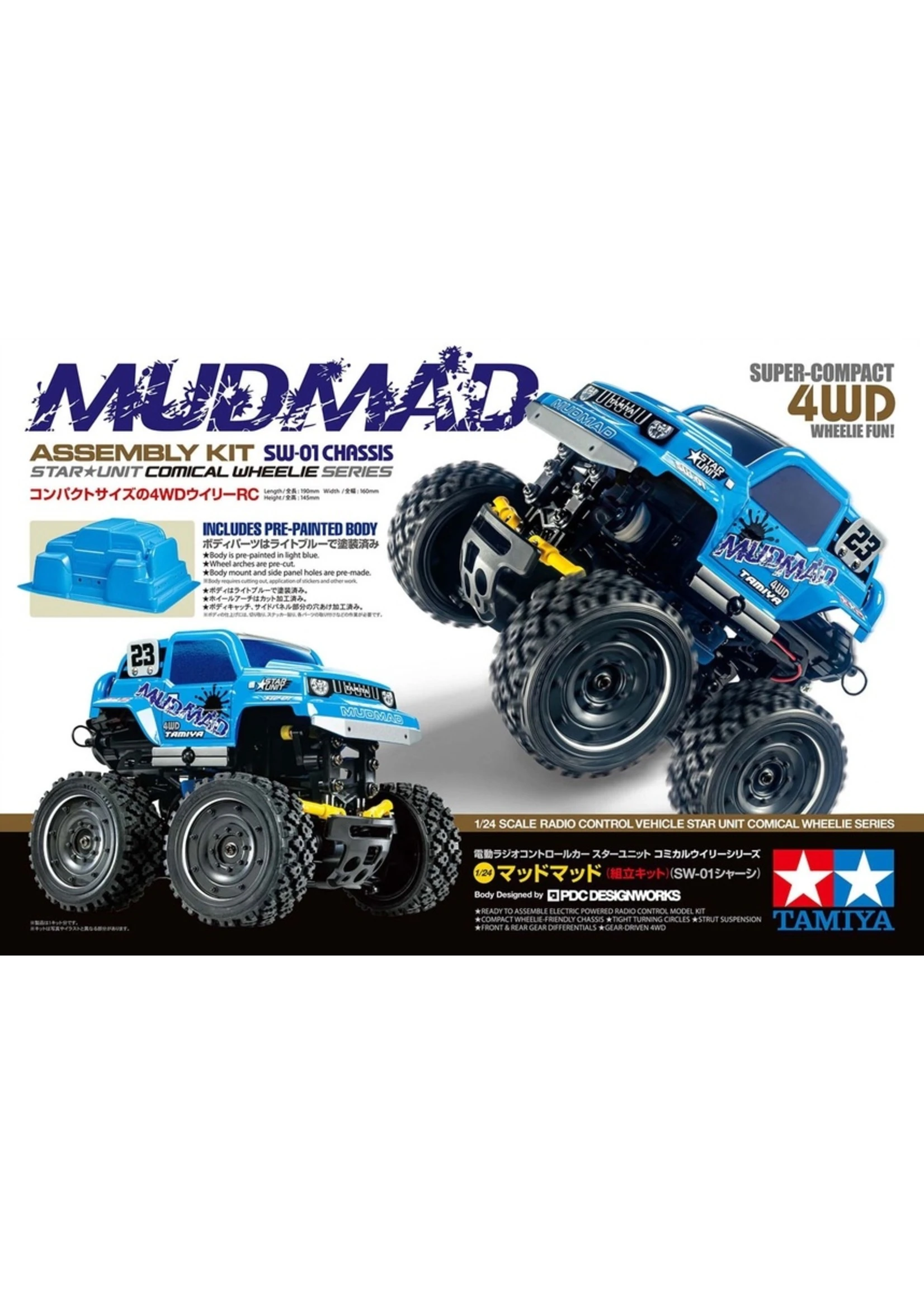 Tamiya 1/24 MudMad SW-01 Chassis Kit 1 Tamiya 1/24 MudMad SW-01 Chassis Kit