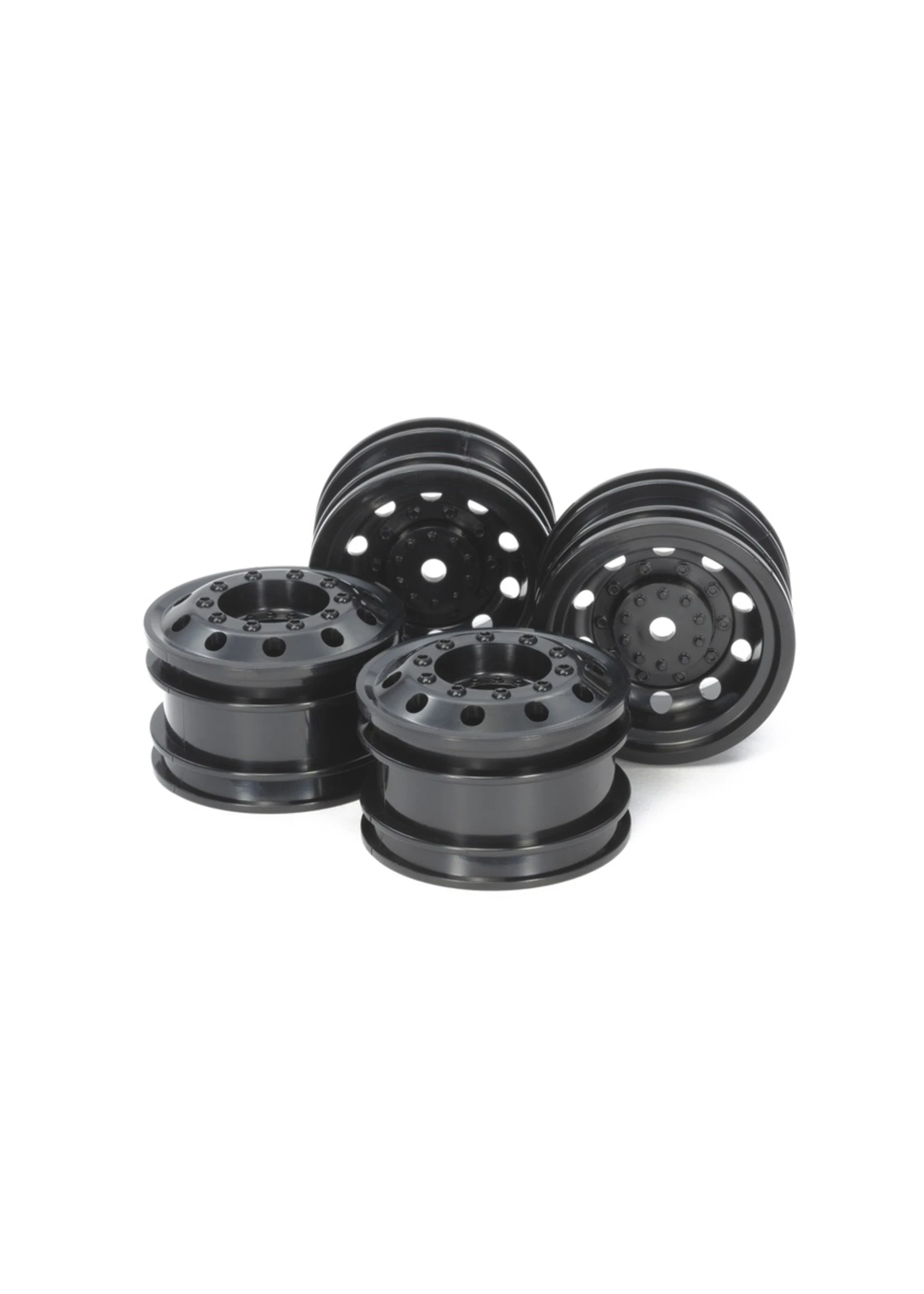 Tamiya 54741 - On Road Racing Truck Wheels - Black (4) 1 Tamiya 54741 - On Road Racing Truck Wheels - Black (4)