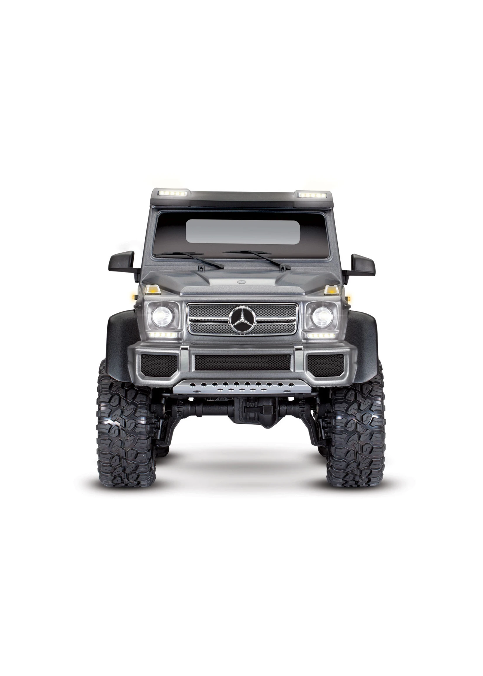 Traxxas 1/10 Mercedes-Benz G 63 AMG 6x6 RTR Scale And Trail Crawler - Silver 2 Traxxas 1/10 Mercedes-Benz G 63 AMG 6x6 RTR Scale And Trail Crawler - Silver - Image 2