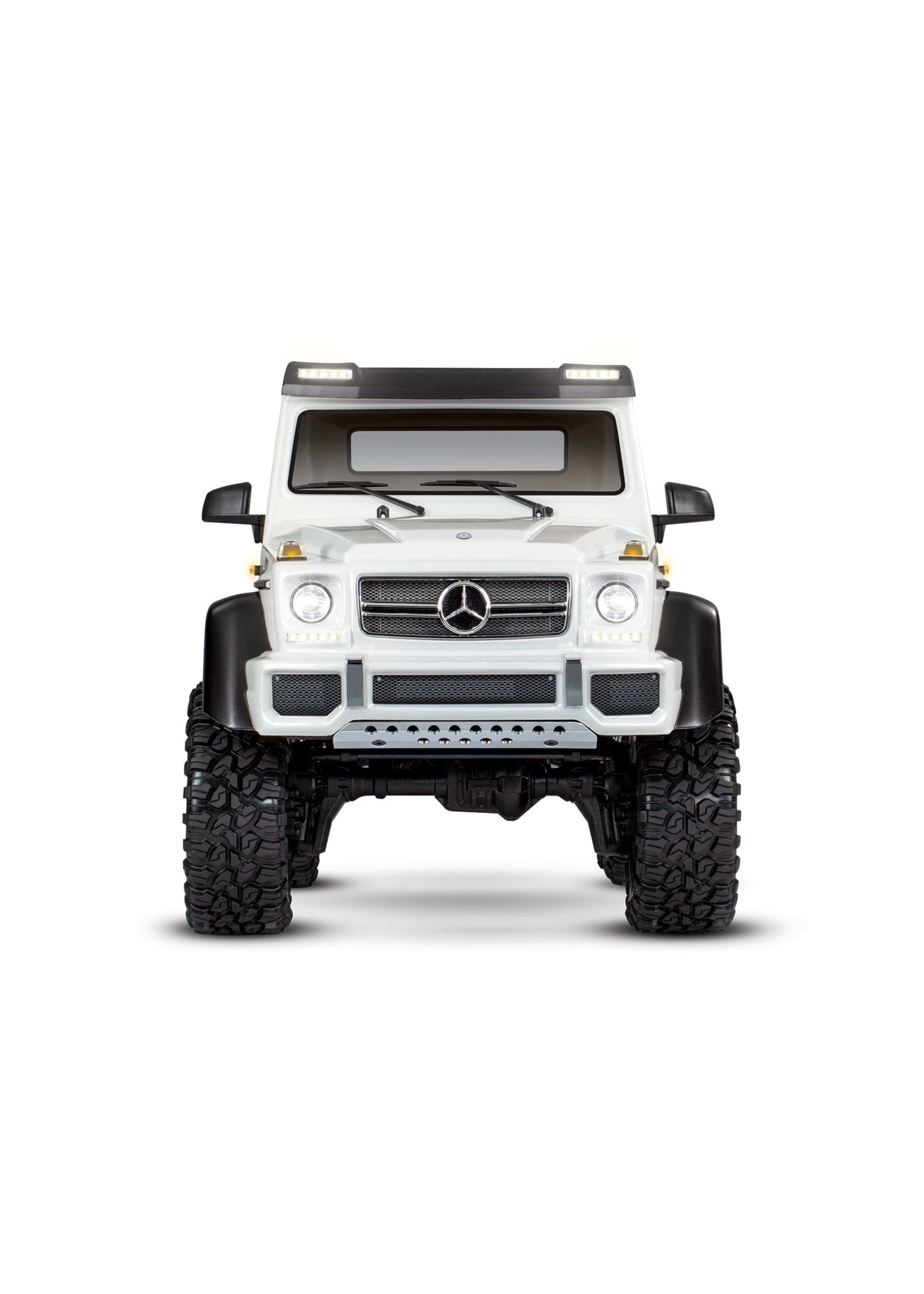 Traxxas 1/10 Mercedes-Benz G 63 AMG 6x6 RTR Scale And Trail Crawler - White 2 Traxxas 1/10 Mercedes-Benz G 63 AMG 6x6 RTR Scale And Trail Crawler - White - Image 2
