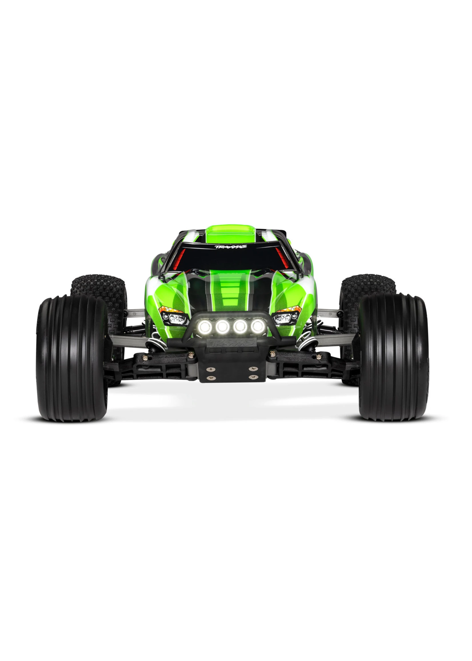 Traxxas 1/10 Rustler 2WD RTR Stadium Truck With Lights - Green 2 Traxxas 1/10 Rustler 2WD RTR Stadium Truck With Lights - Green - Image 2