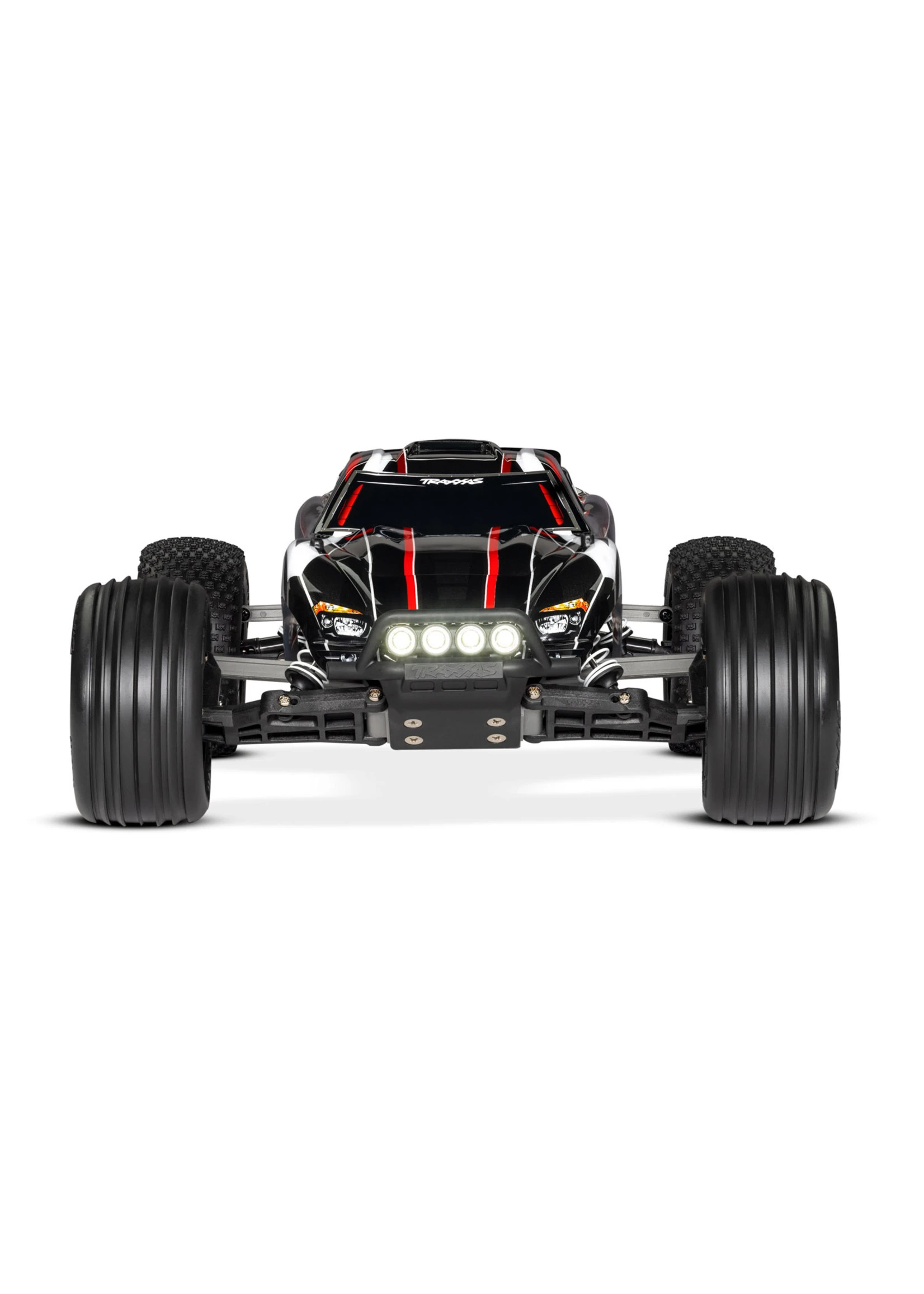 Traxxas 1/10 Rustler 2WD RTR Stadium Truck With Lights - Red/Black 2 Traxxas 1/10 Rustler 2WD RTR Stadium Truck With Lights - Red/Black - Image 2