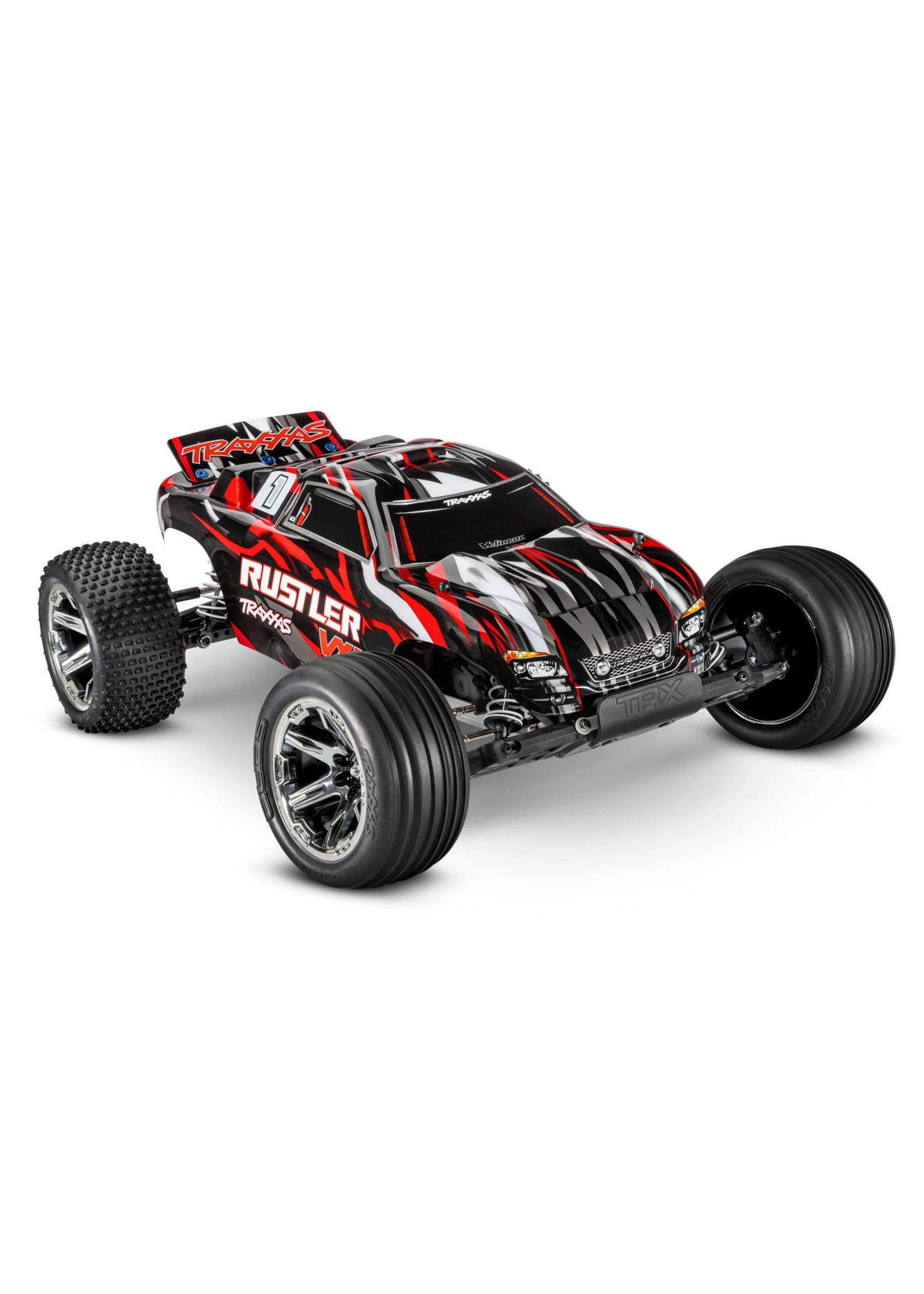 Traxxas 1/10 Rustler VXL 2WD RTR Stadium Truck With Magnum 272R - Red 1 Traxxas 1/10 Rustler VXL 2WD RTR Stadium Truck With Magnum 272R - Red