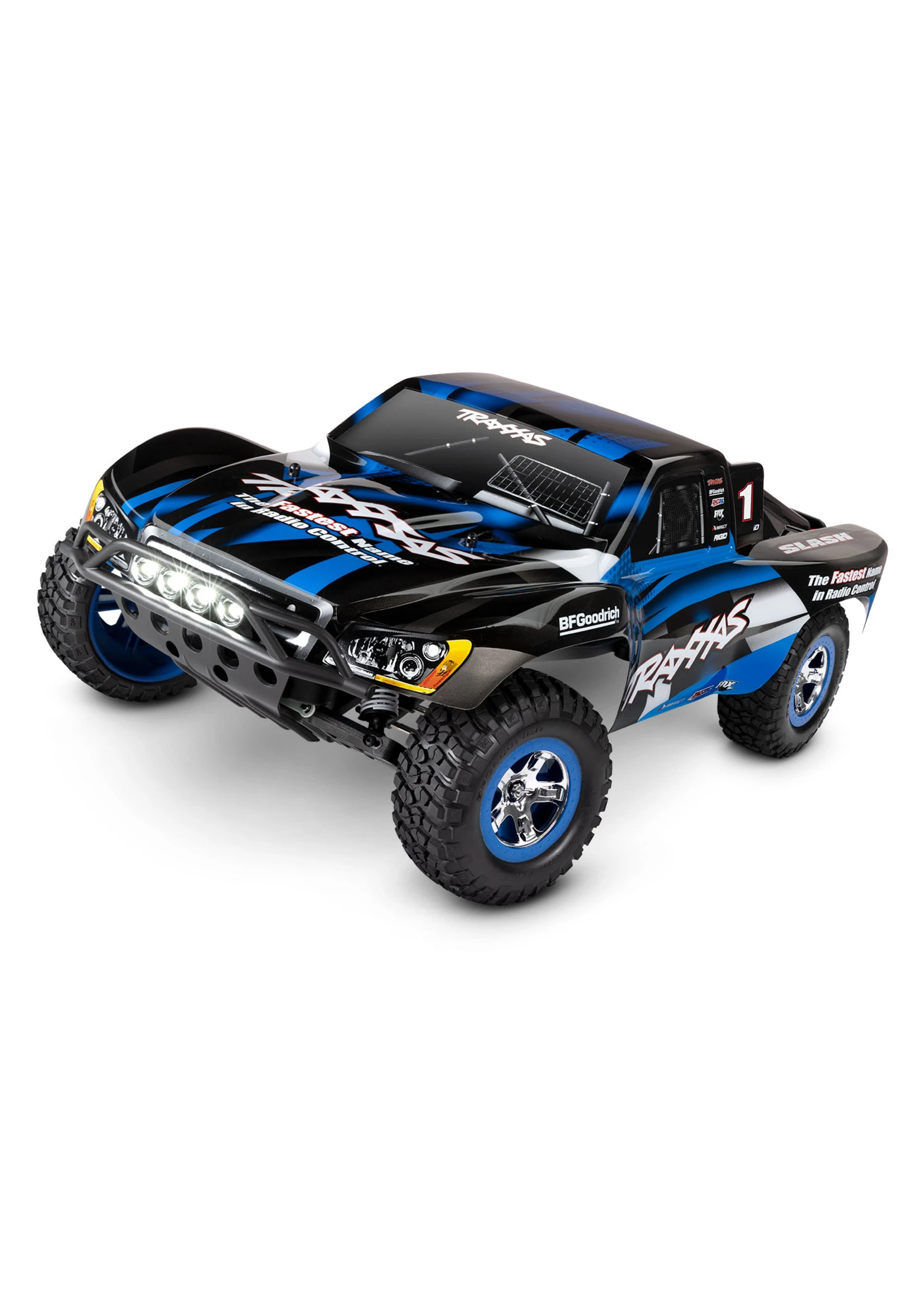 Traxxas 1/10 Slash 2WD RTR Short-Course Race Truck With Lights - Blue 1 Traxxas 1/10 Slash 2WD RTR Short-Course Race Truck With Lights - Blue