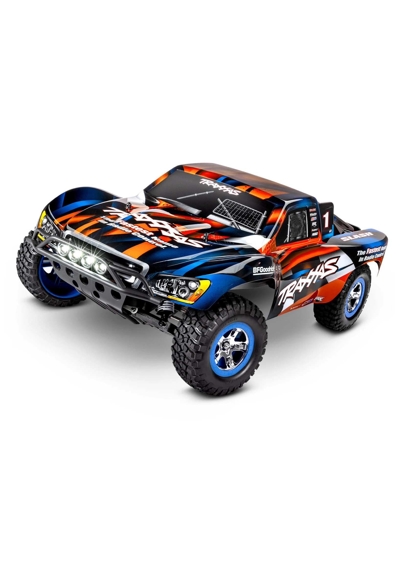 Traxxas 1/10 Slash 2WD RTR Short-Course Race Truck With Lights - Orange 1 Traxxas 1/10 Slash 2WD RTR Short-Course Race Truck With Lights - Orange