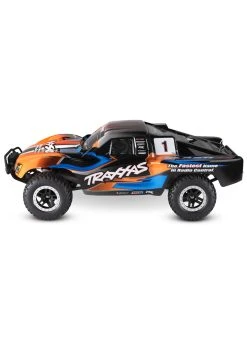 Traxxas 1/10 Slash 4X4 RTR Brushed SCT With LED Lights - Orange -hu bhobby shop traxxas 1 10 slash 4x4 rtr brushed sct with led li 11