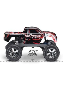 Traxxas 1/10 Stampede 2WD Monster Truck - Red -hu bhobby shop traxxas 1 10 stampede 2wd monster truck red 6