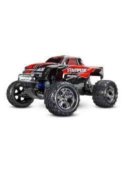 Traxxas 1/10 Stampede 2WD RTR Monster Truck With Lights - Red