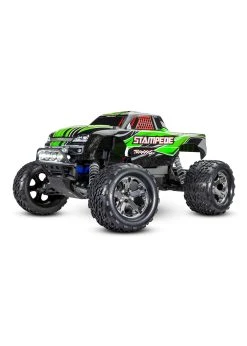 Traxxas 1/10 Stampede 2WD RTR Monster Truck With Lights - Green
