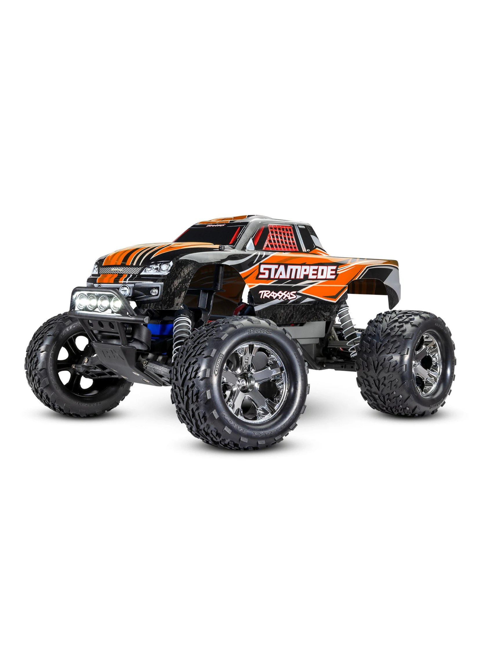 Traxxas 1/10 Stampede 2WD RTR Monster Truck With Lights - Orange 1 Traxxas 1/10 Stampede 2WD RTR Monster Truck With Lights - Orange