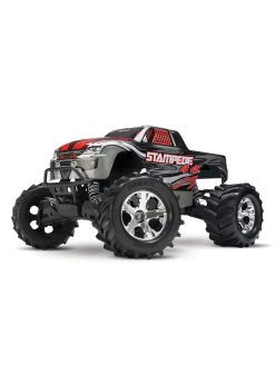 Traxxas 1/10 Stampede 4X4 RTR Brushed 4WD Monster Truck - Silver