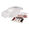 Traxxas 3714 - Body Rustler VXL With Decal Set - Clear
