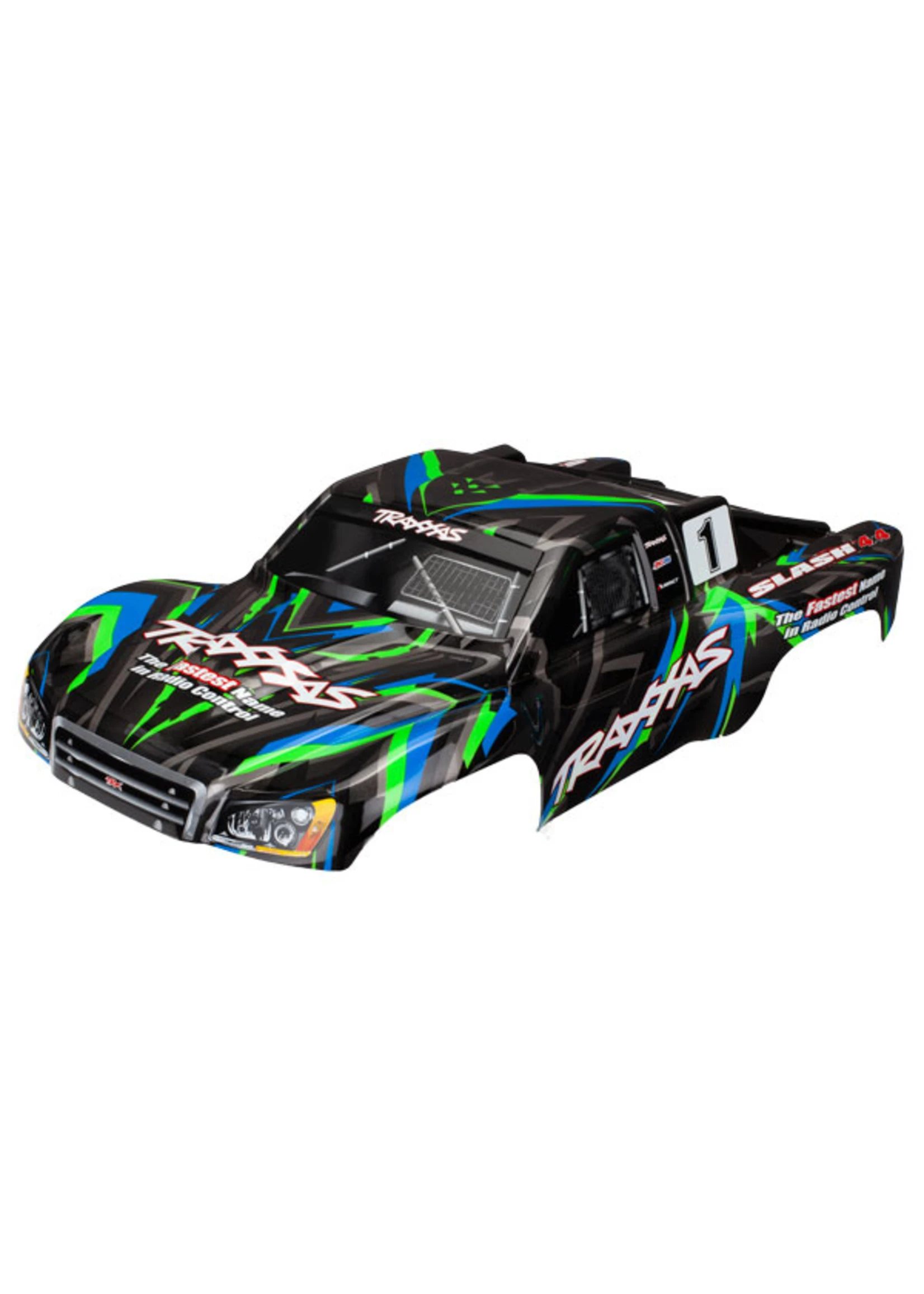 Traxxas 6816G - Slash 4x4 Body With Decal Set - Green 1 Traxxas 6816G - Slash 4x4 Body With Decal Set - Green