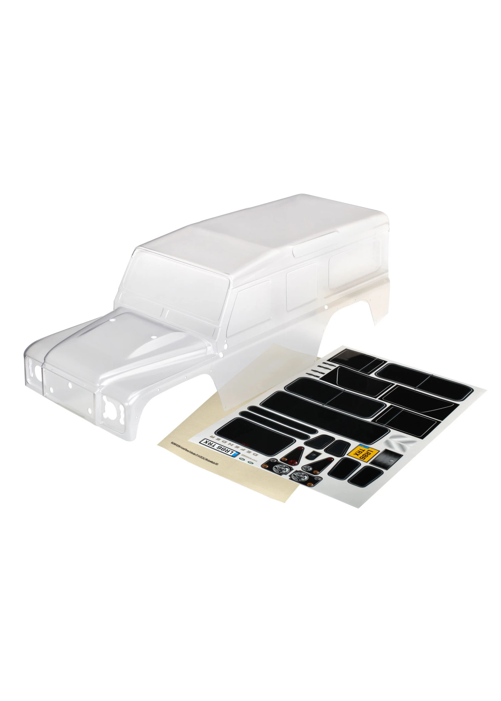 Traxxas 8011P - Body, Land Rover Defender - Clear 2 Traxxas 8011P - Body, Land Rover Defender - Clear - Image 2