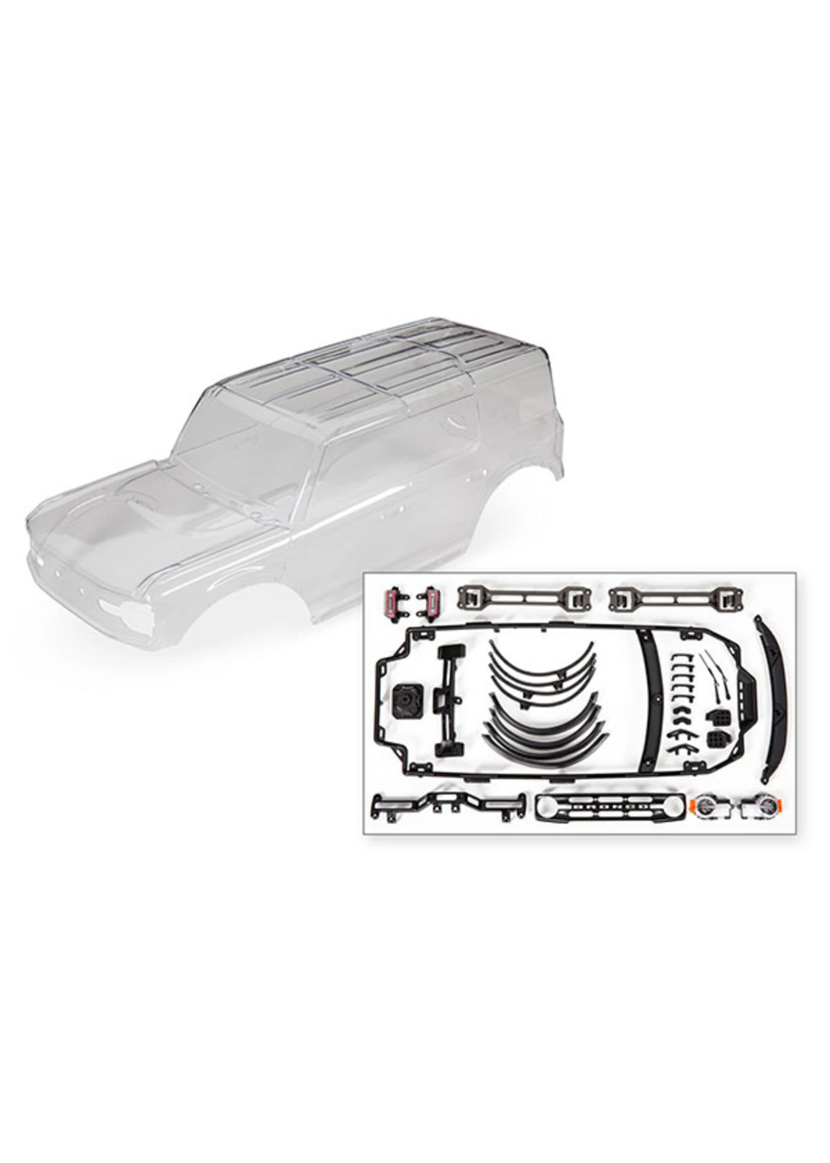 Traxxas 9211 - Ford Bronco 2021 Body - Clear 1 Traxxas 9211 - Ford Bronco 2021 Body - Clear