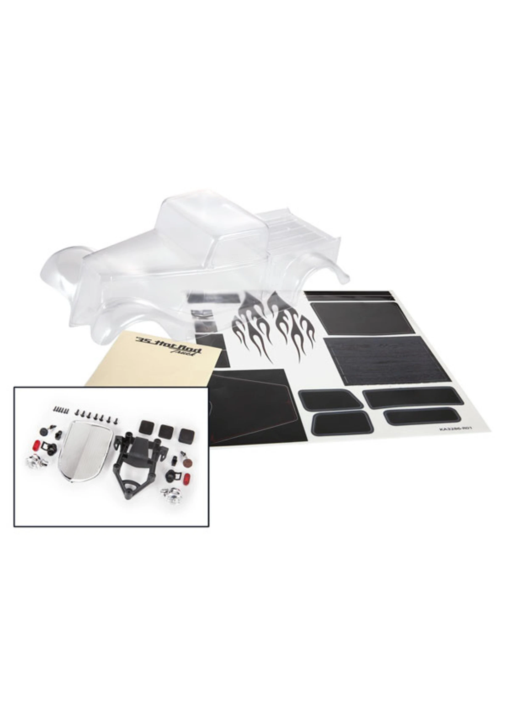 Traxxas 9335 - Body, '35 Hot Rod Truck - Clear 1 Traxxas 9335 - Body, '35 Hot Rod Truck - Clear