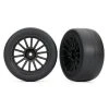 Traxxas 9374 - Multi-spoke Black Wheels / 2.0" Ultra-wide Tires
