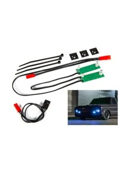 Traxxas 9496X - LED Light Set, Front - Blue