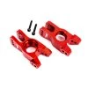 Traxxas 9552R - Carrier Stub Axle, L/R - Aluminum Red