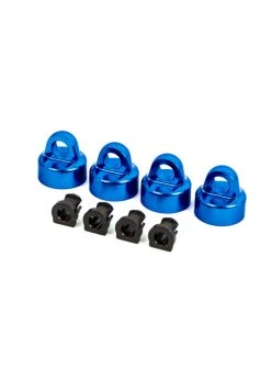 Traxxas 9664X - Aluminum Shock Caps GTX - Blue