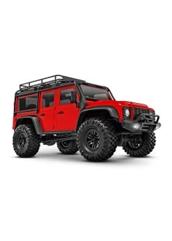 Traxxas 970541RED - 1/18 RTR Scale And Trail Defender - Red