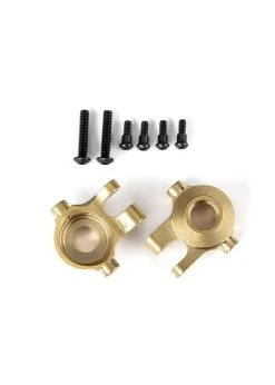 Traxxas 9737 - Steering Blocks, Left & Right - Brass