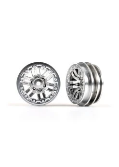 Traxxas 9768-SATIN - Wheels, 1.0" - Satin Chrome