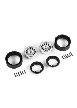 Traxxas 9781-SATIN - 1.0" Method Race Wheels® 105 Beadlock - Satin Chrome