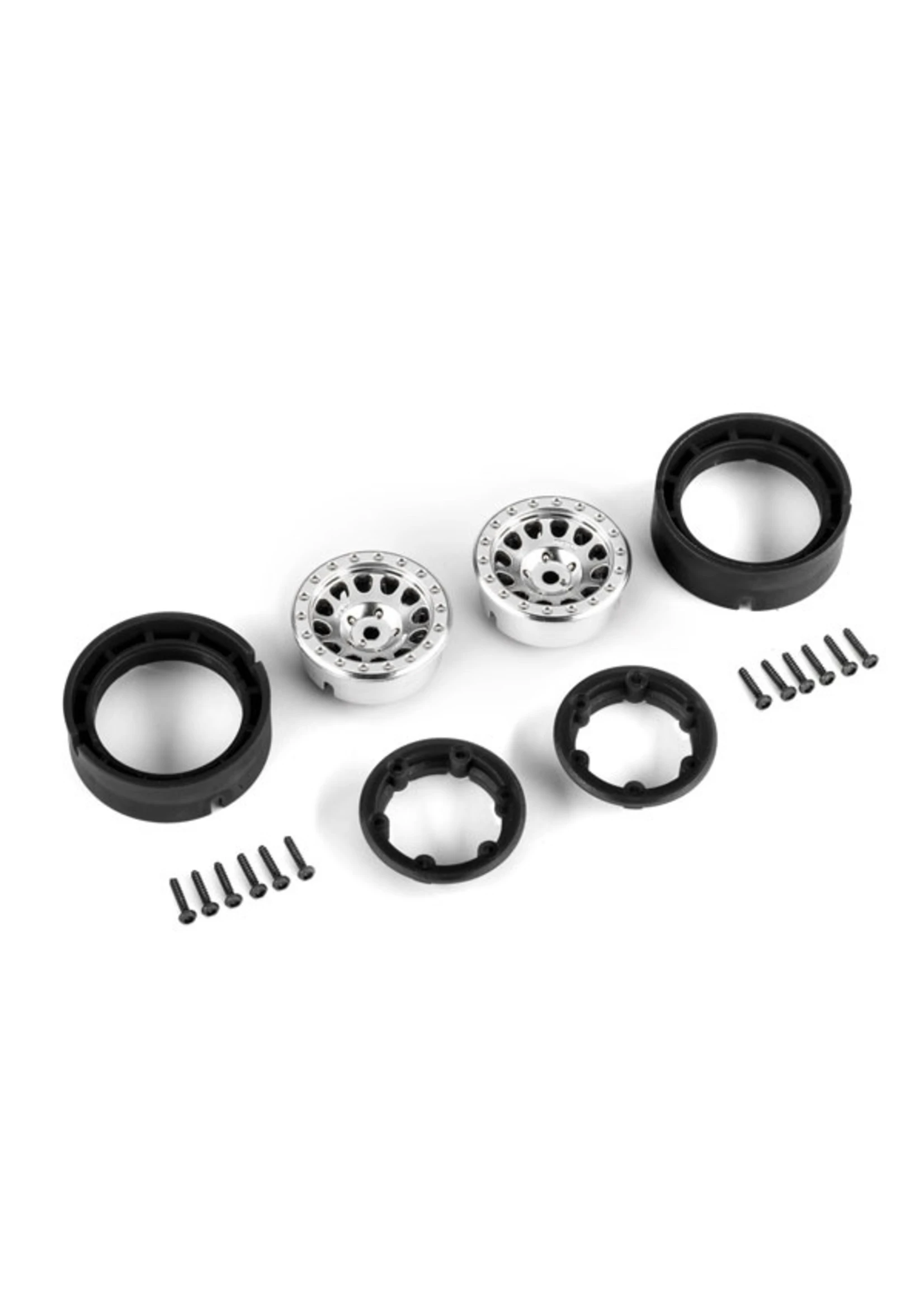 Traxxas 9781-SATIN - 1.0" Method Race Wheels® 105 Beadlock - Satin Chrome 1 Traxxas 9781-SATIN - 1.0" Method Race Wheels® 105 Beadlock - Satin Chrome
