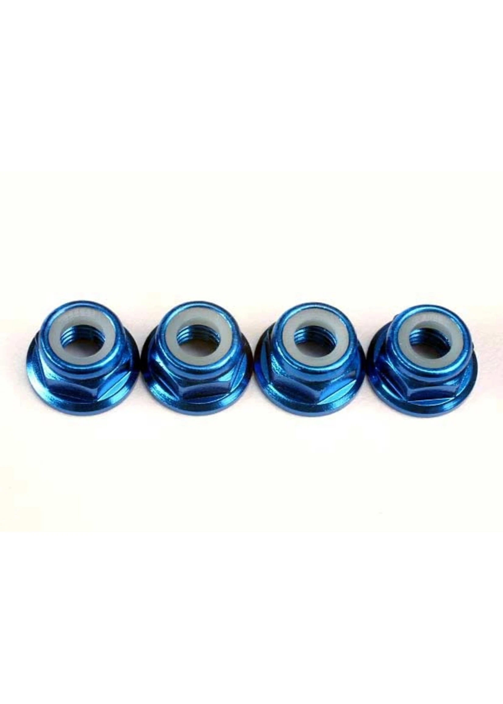 Traxxas TRA 4147X - Nuts 5mm Flanged Alum Blue ** 1 Traxxas TRA 4147X - Nuts 5mm Flanged Alum Blue **