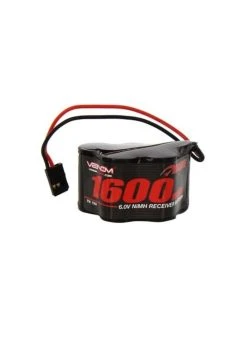 Venom Racing NR1504 - 6.0V 1600mAh 5-Cell DRIVE NiMH Hump Receiver Battery: Universal Receiver